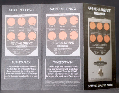 Origin Effects RevivalDRIVE Compact - Silver (Serial 4147, Made in UK)