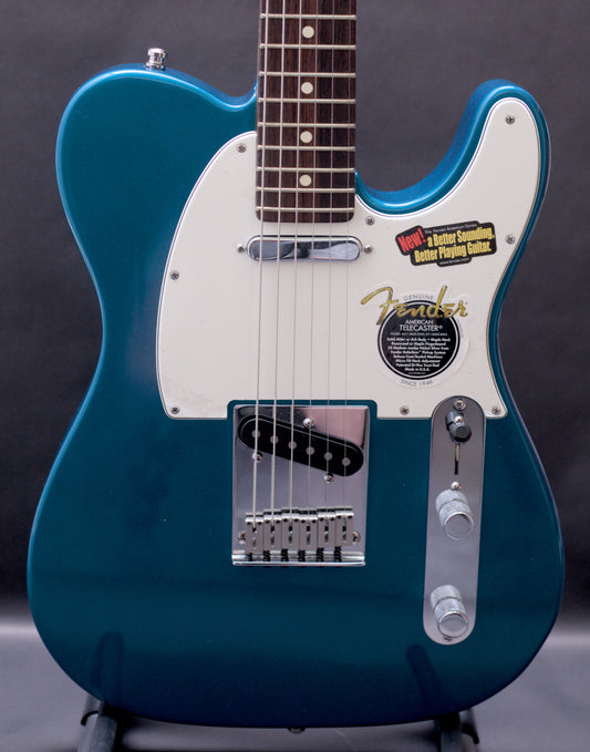 2001 Fender American Series Telecaster Blue Metallic USA Rosewood NOS Hard Case & Inventory