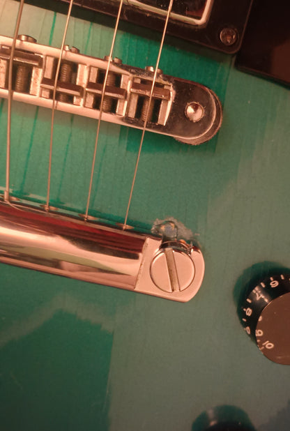 Gibson Les Paul Studio 2001 - Blue Teal Flip-Flop - RARE