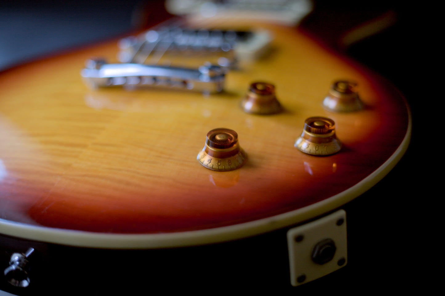 Tokai Love Rock, Vintage Cherry Sunburst, 2008 w/ hard case - AWESOME FLAME TOP!