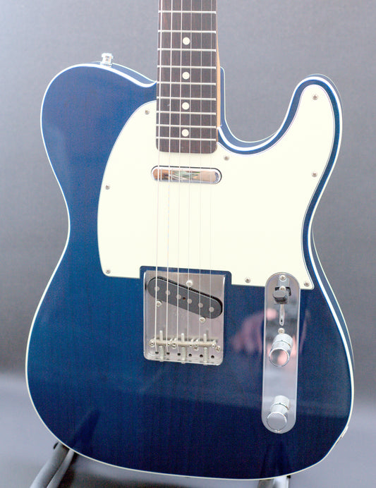 Fender Japan Telecaster Fully Bound TL-62B Custom MIJ, Transparent Blue, 2010