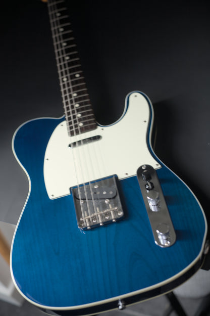 Fender Japan Telecaster Fully Bound TL-62B Custom MIJ, Transparent Blue, 2010