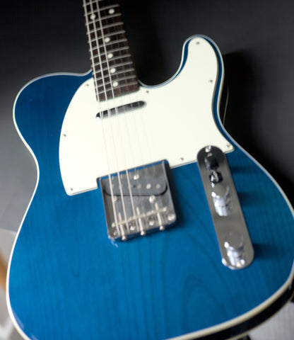 Fender Japan Telecaster Fully Bound TL-62B Custom MIJ, Transparent Blue, 2010