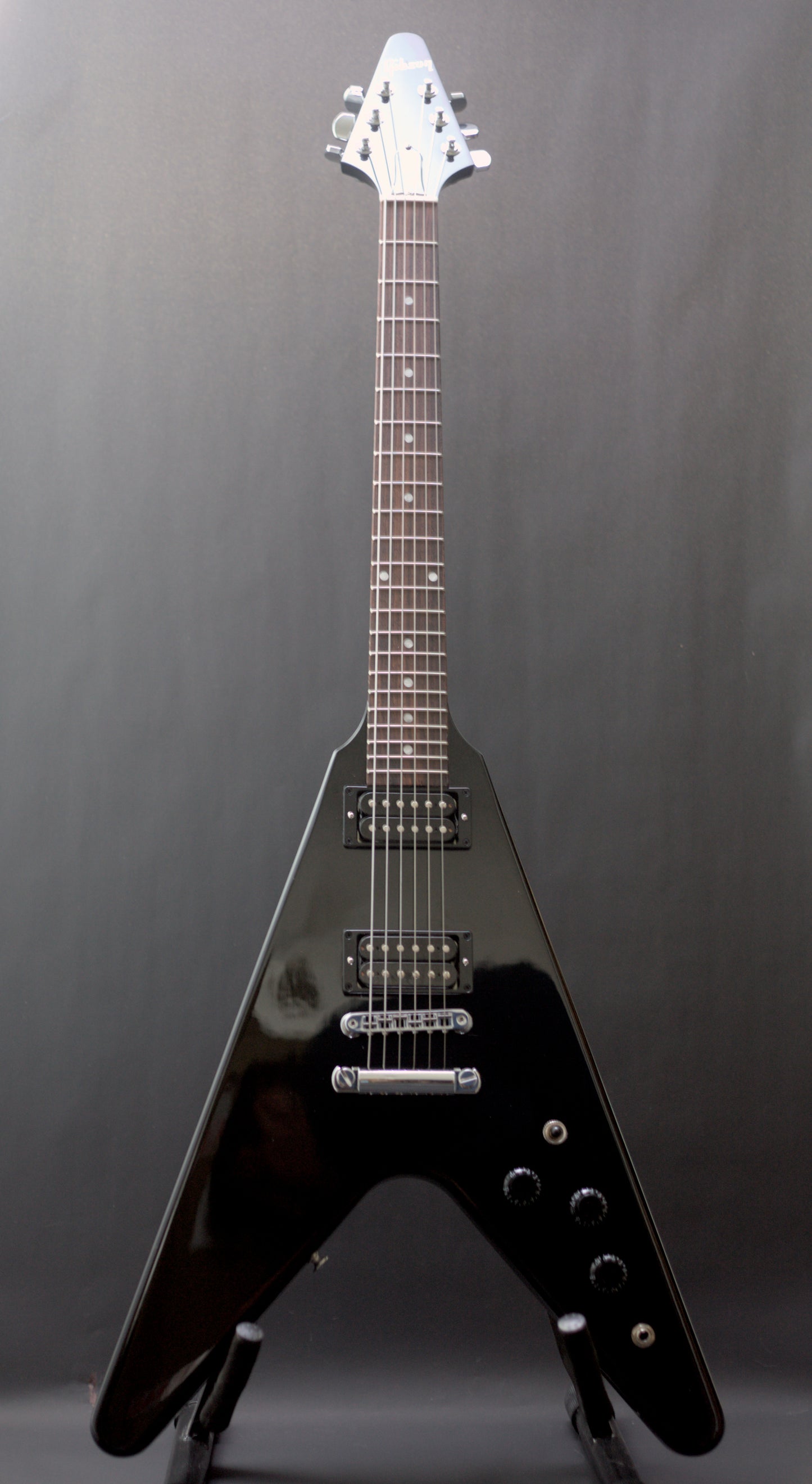 Gibson 80's Flying V, Ebony, 2020 - MINT!