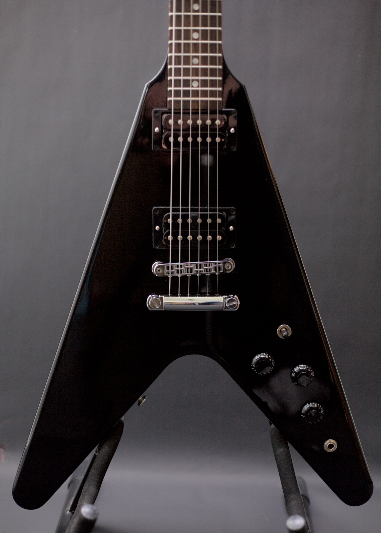 Gibson 80's Flying V, Ebony, 2020 - MINT!