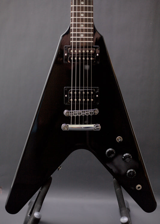 Gibson 80's Flying V, Ebony, 2020 - MINT!