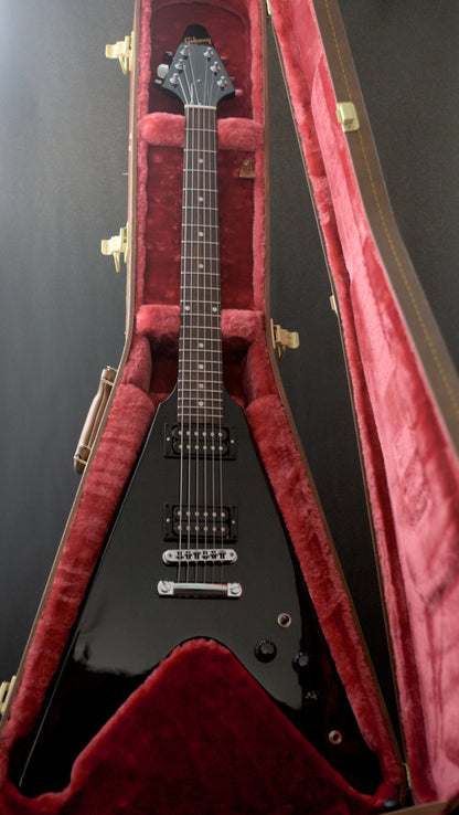 Gibson 80's Flying V, Ebony, 2020 - MINT!