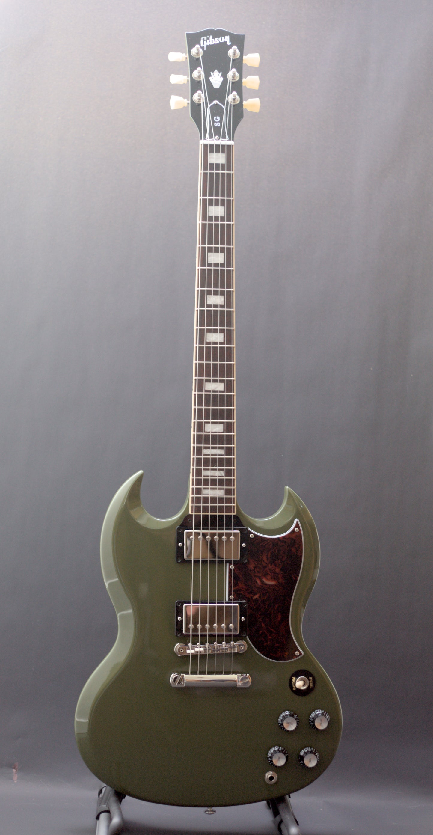 Gibson CME Exclusive SG Standard in Olive Drab w/ T-Tops, 2020 - MINT!