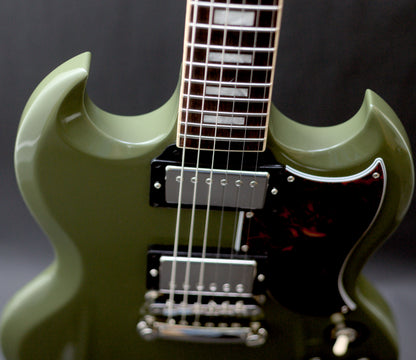 Gibson CME Exclusive SG Standard in Olive Drab w/ T-Tops, 2020 - MINT!