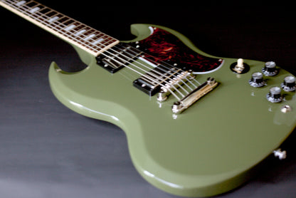 Gibson CME Exclusive SG Standard in Olive Drab w/ T-Tops, 2020 - MINT!