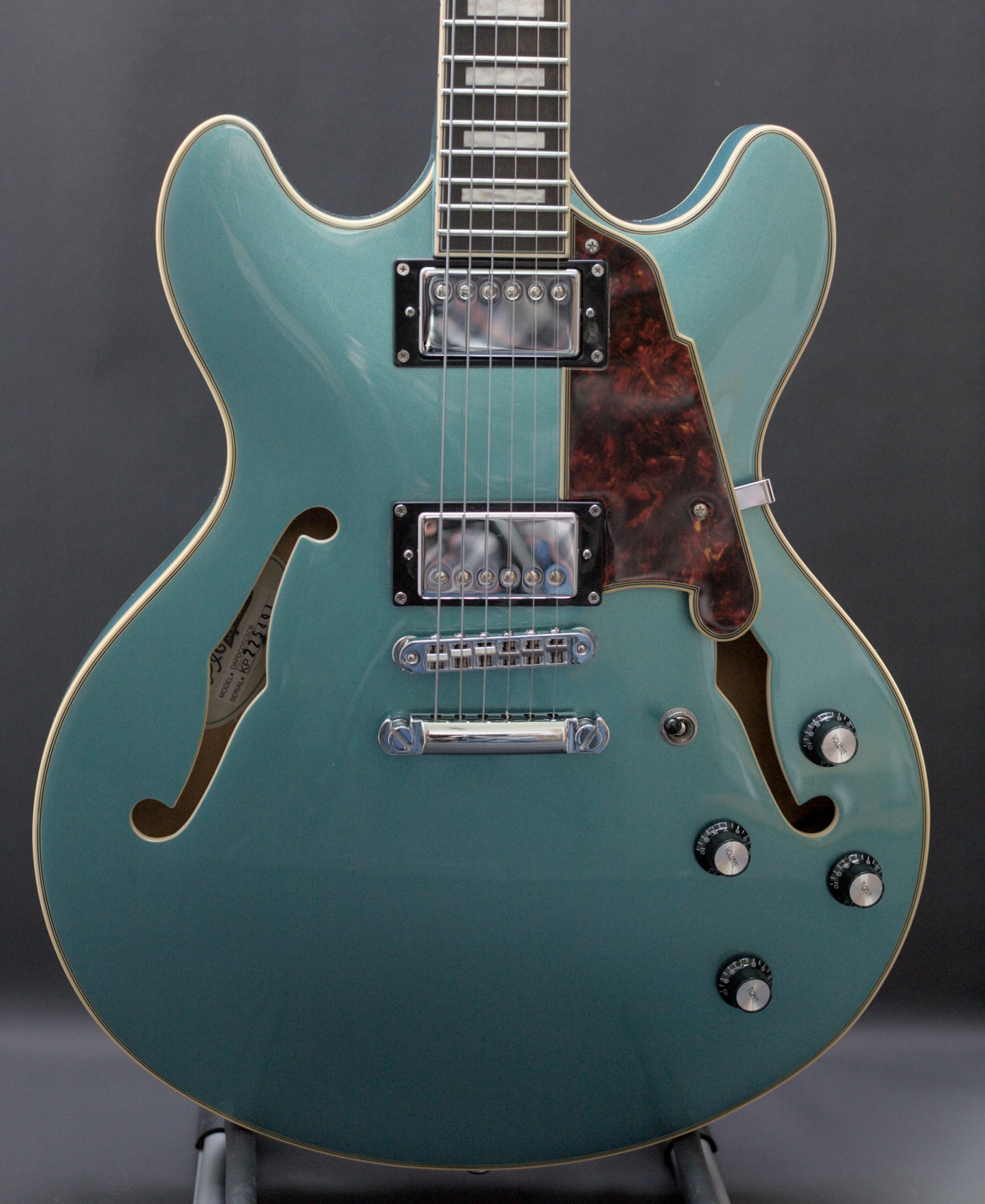 D'Angelico Premier DC Semi- Hollow, Ocean Metallic