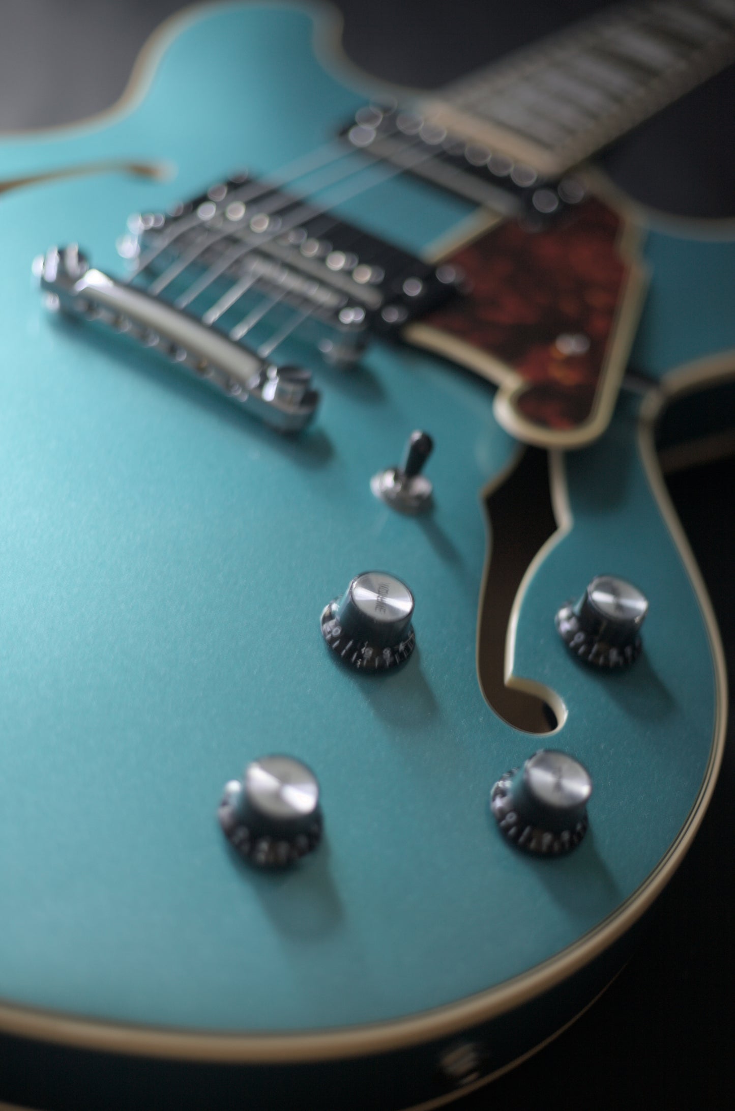 D'Angelico Premier DC Semi- Hollow, Ocean Metallic