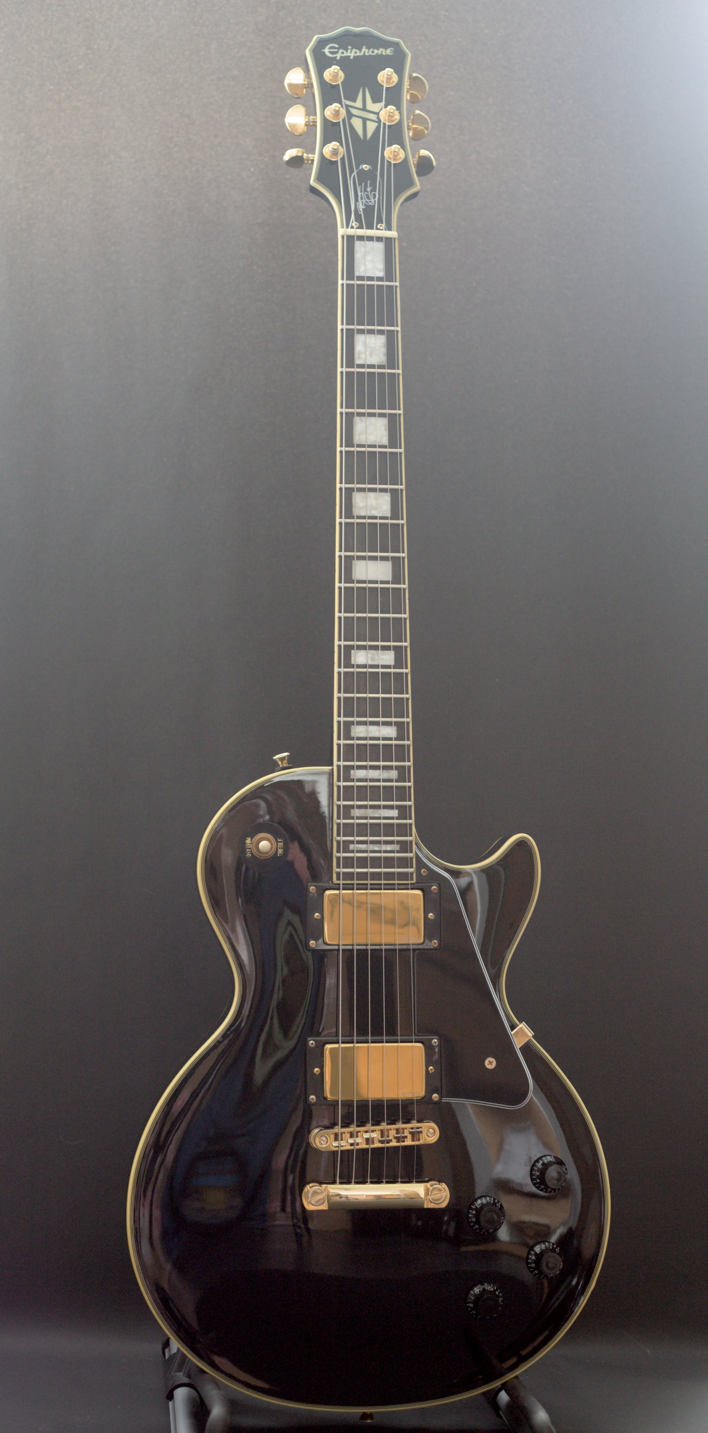 Epiphone Björn Gelotte Signature "Jotun" Les Paul Custom, Ebony w/hard case