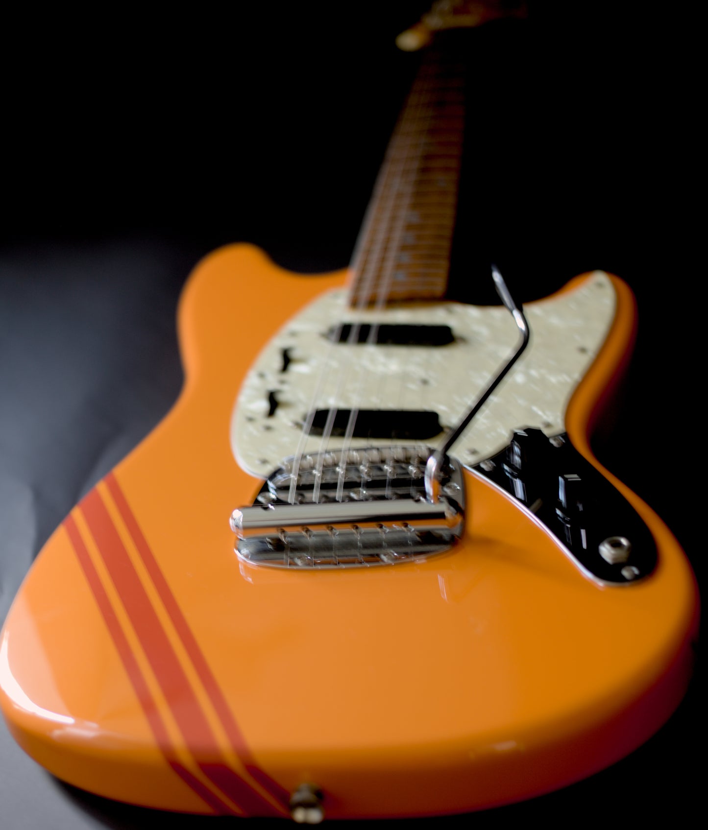 Fender Competition Mustang, Orange, Made in Japan