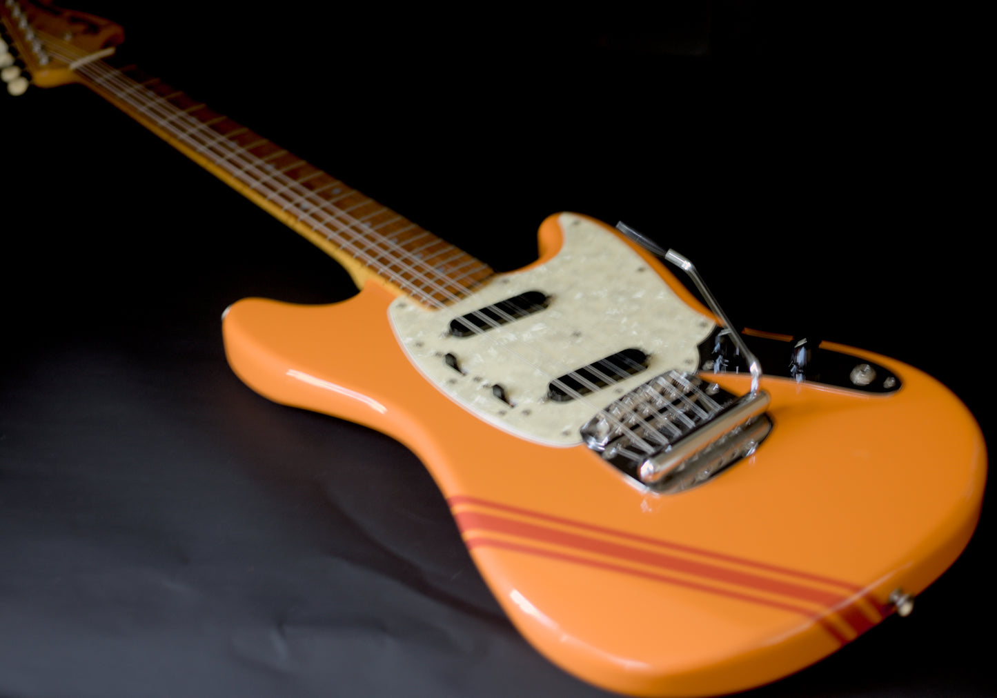 Fender Competition Mustang, Orange, Made in Japan