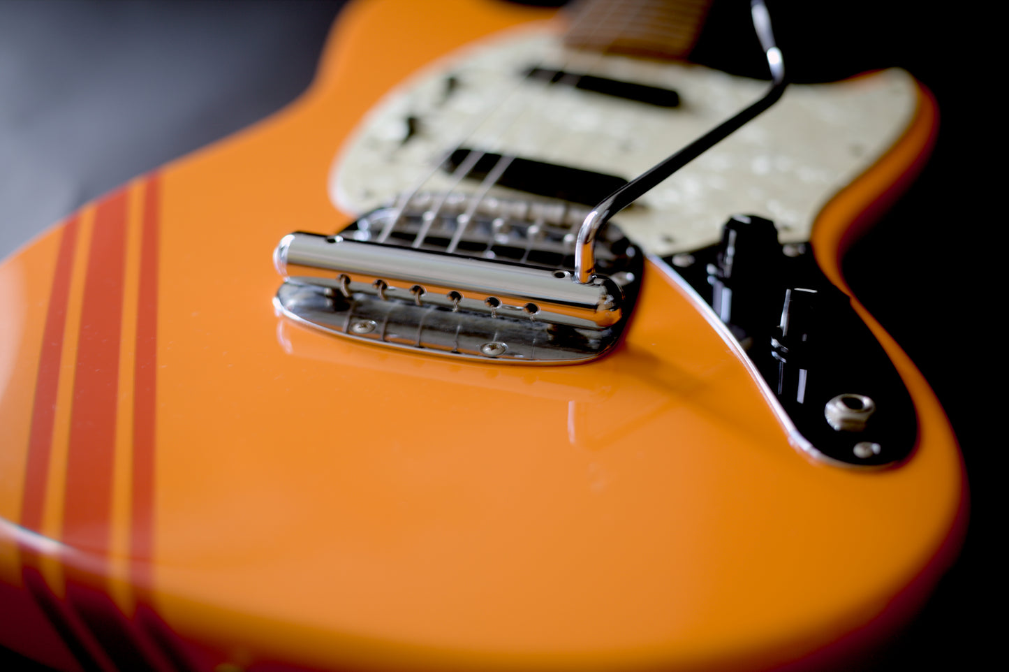 Fender Competition Mustang, Orange, Made in Japan