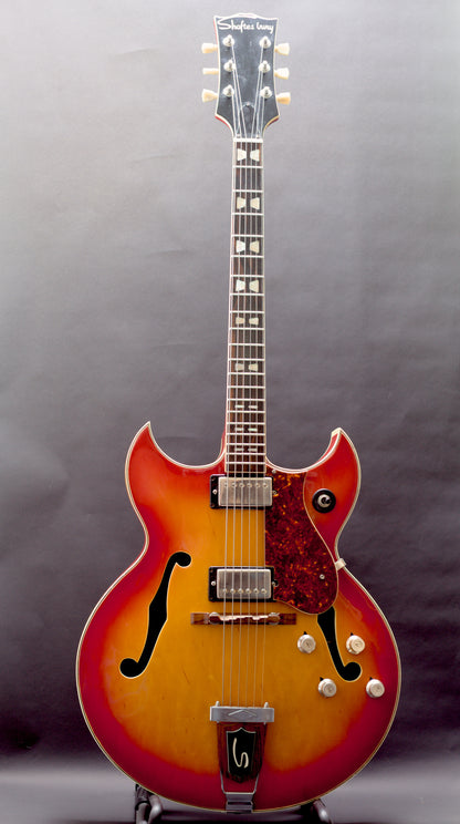 Late 60s/ Early 70s MIJ Shaftesbury Barney Kessel 3264 Hollow-Body