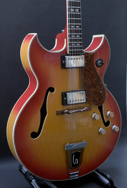 Late 60s/ Early 70s MIJ Shaftesbury Barney Kessel 3264 Hollow-Body