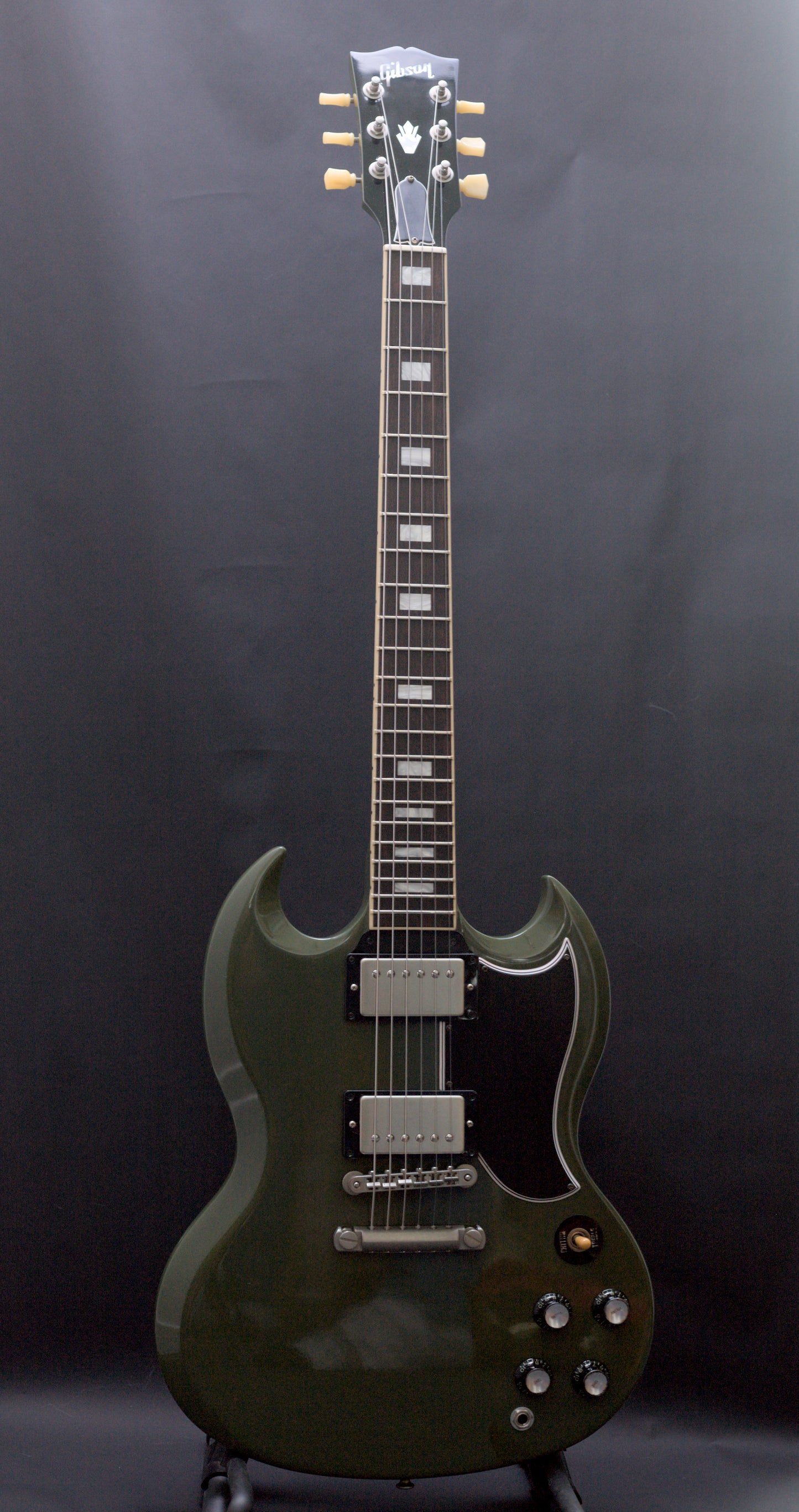 Gibson CME Exclusive SG Standard in Olive Drab w/ upgrades, 2021