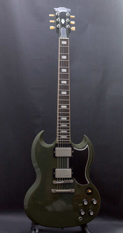 Gibson CME Exclusive SG Standard in Olive Drab w/ upgrades, 2021