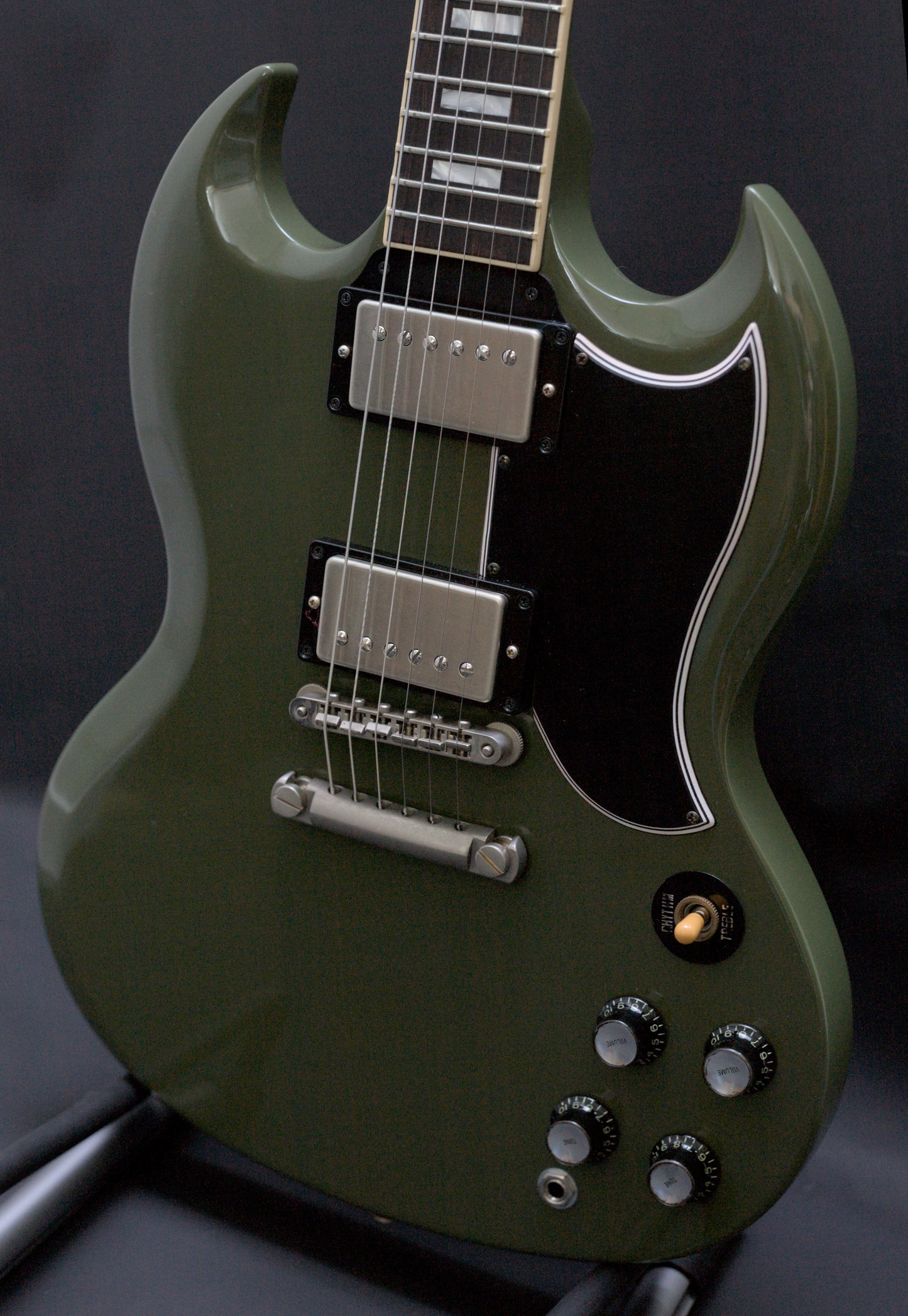 Gibson CME Exclusive SG Standard in Olive Drab w/ upgrades, 2021