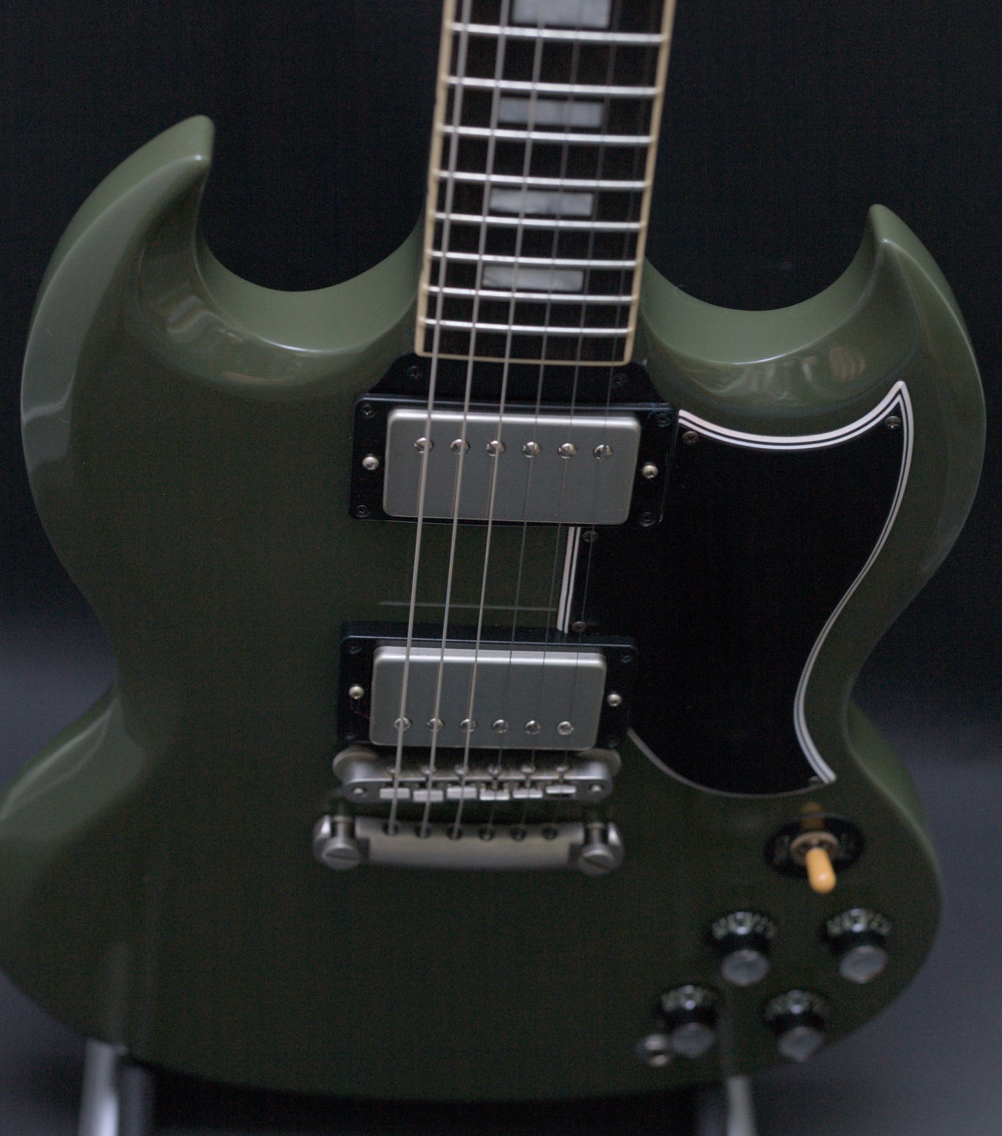 Gibson CME Exclusive SG Standard in Olive Drab w/ upgrades, 2021