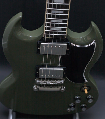 Gibson CME Exclusive SG Standard in Olive Drab w/ upgrades, 2021