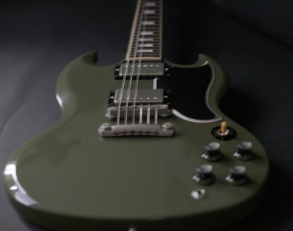 Gibson CME Exclusive SG Standard in Olive Drab w/ upgrades, 2021