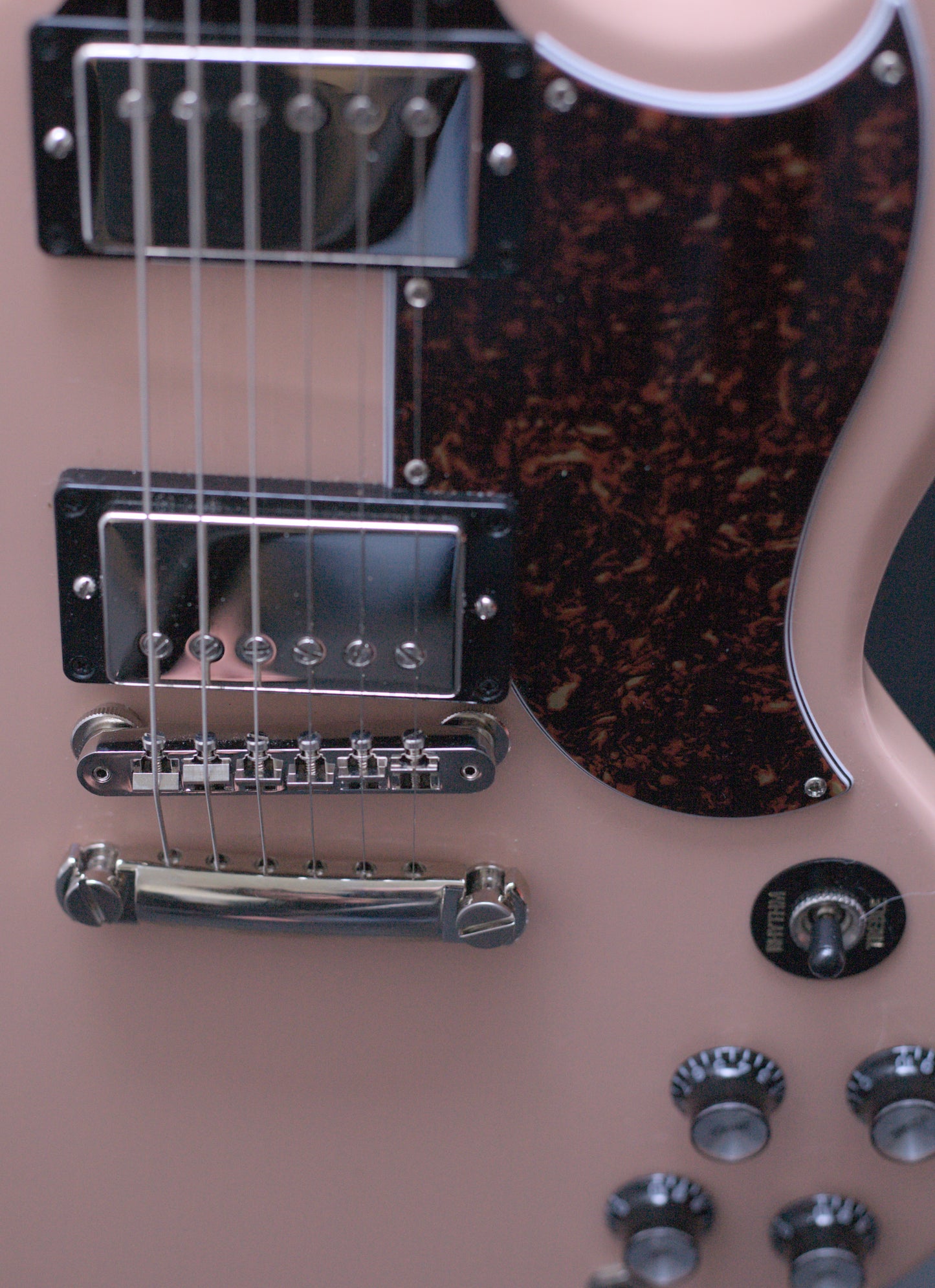 Gibson CME Exclusive SG Standard with T-Type Pickups, Tortoise Pickguard 2021 - Shell Pink