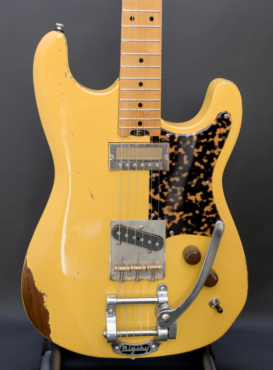 Kithara Guitars Harland Butterscotch Yellow Relic 2023 - MINT