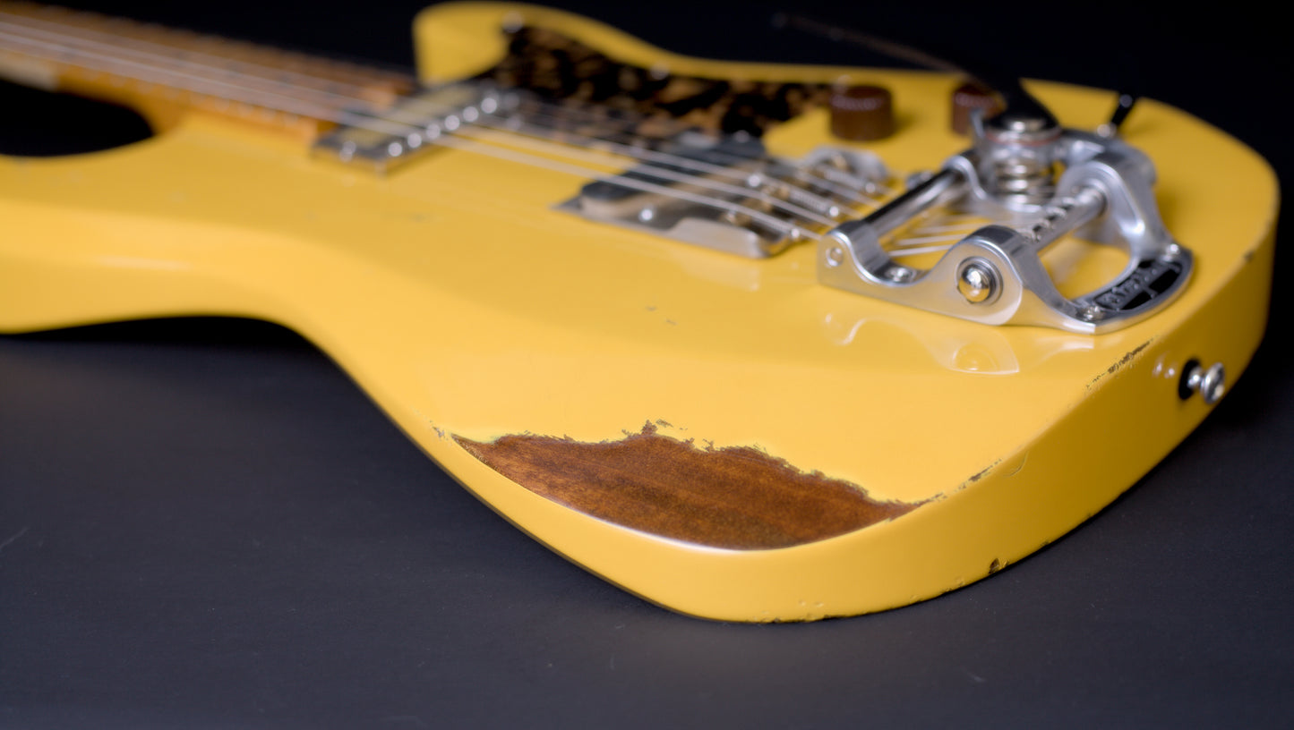 Kithara Guitars Harland Butterscotch Yellow Relic 2023 - MINT