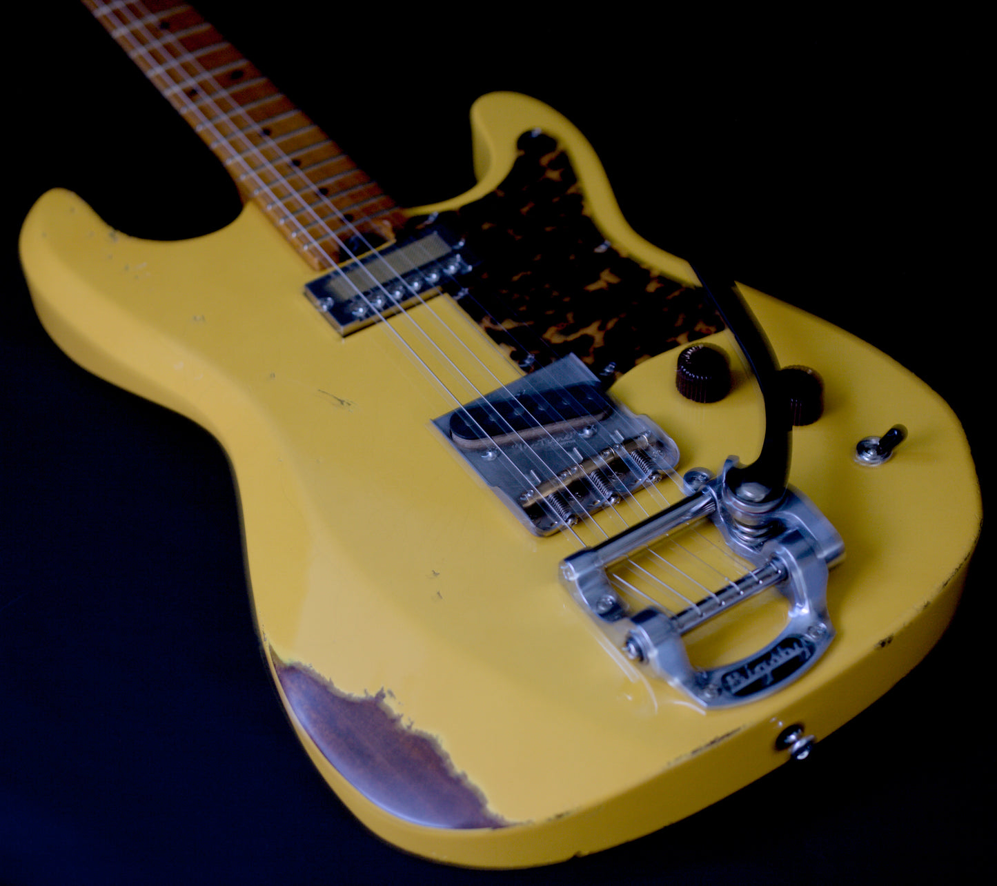 Kithara Guitars Harland Butterscotch Yellow Relic 2023 - MINT