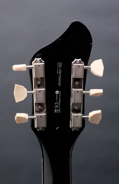 Supro Americana Series Black Holiday 1575JB with Bigsby - Jet Black