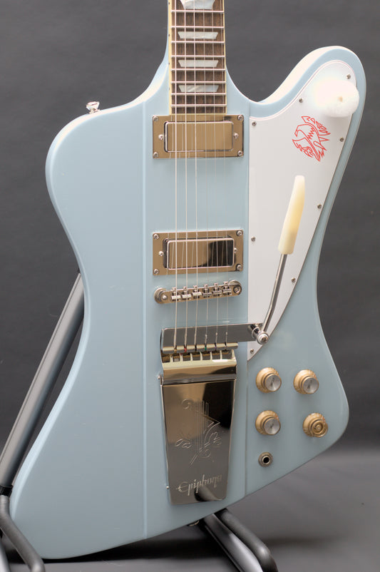 Epiphone "Inspired by Gibson Custom" '63 Firebird V - Frost Blue - BRAND NEW