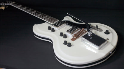 Supro Americana Series Martinique Deluxe 1593 Vibrato - Ermine White