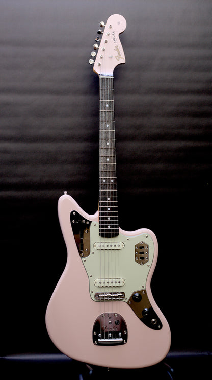 Fender Japan Limited Edition Traditional 60's Jaguar Shell Pink w/ Matching Headstock - 7lbs 4oz