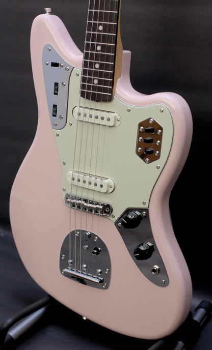 Fender Japan Limited Edition Traditional 60's Jaguar Shell Pink w/ Matching Headstock - 7lbs 4oz