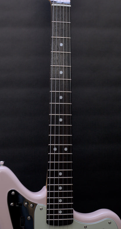 Fender Japan Limited Edition Traditional 60's Jaguar Shell Pink w/ Matching Headstock - 7lbs 4oz