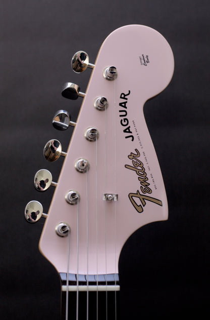 Fender Japan Limited Edition Traditional 60's Jaguar Shell Pink w/ Matching Headstock - 7lbs 4oz