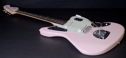 Fender Japan Limited Edition Traditional 60's Jaguar Shell Pink w/ Matching Headstock - 7lbs 4oz
