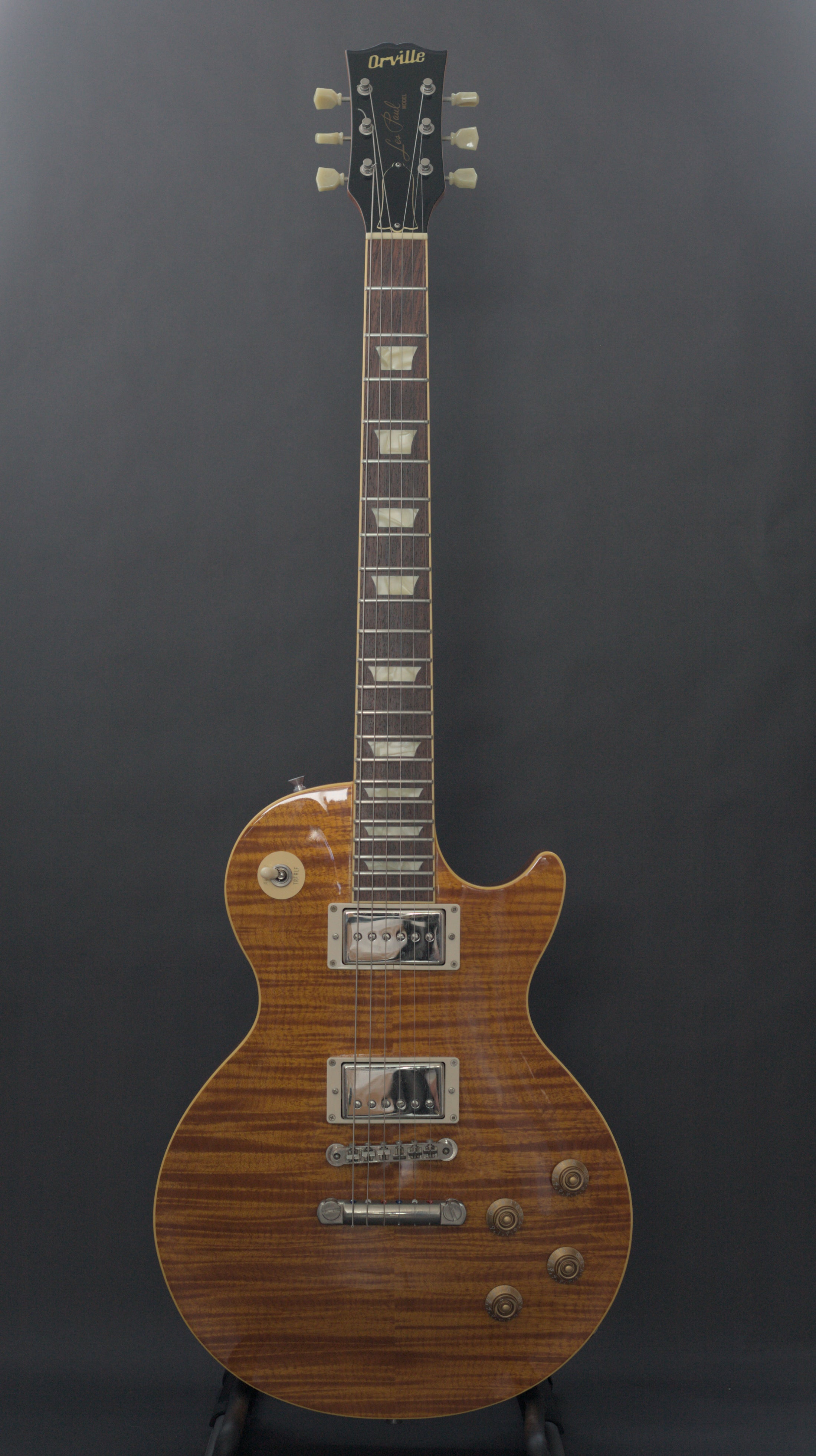 Orville By Gibson Les Paul Standard LPS-80F Photo Flame, 1996, Made In Japan