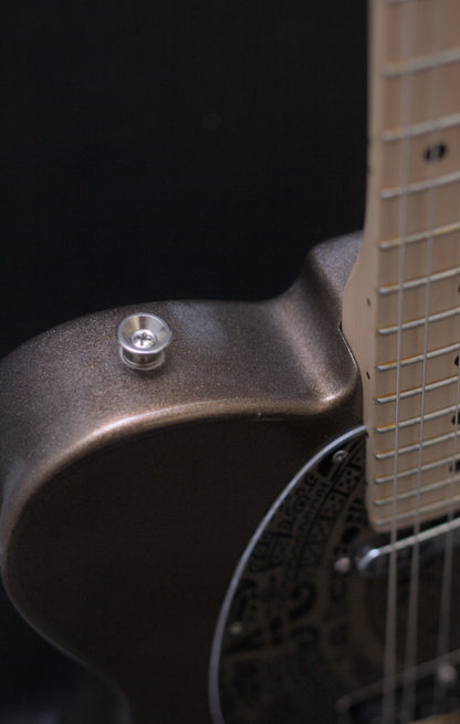 Fender American Professional II Telecaster 2023 with significant upgrades - Custom Gold Flake - "The Montezuma Telecaster"