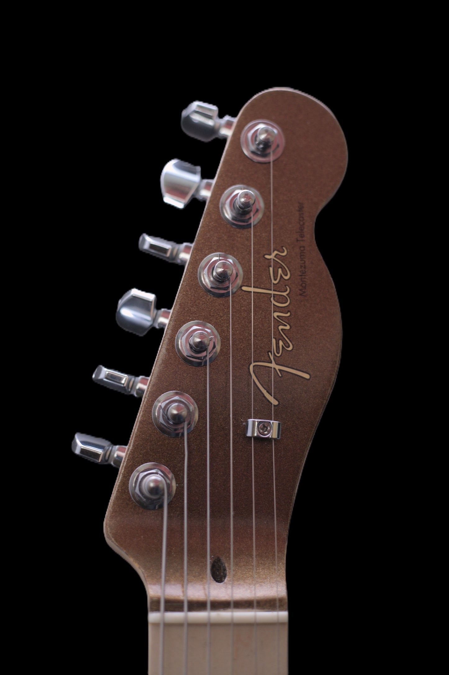 Fender American Professional II Telecaster 2023 with significant upgrades - Custom Gold Flake - "The Montezuma Telecaster"