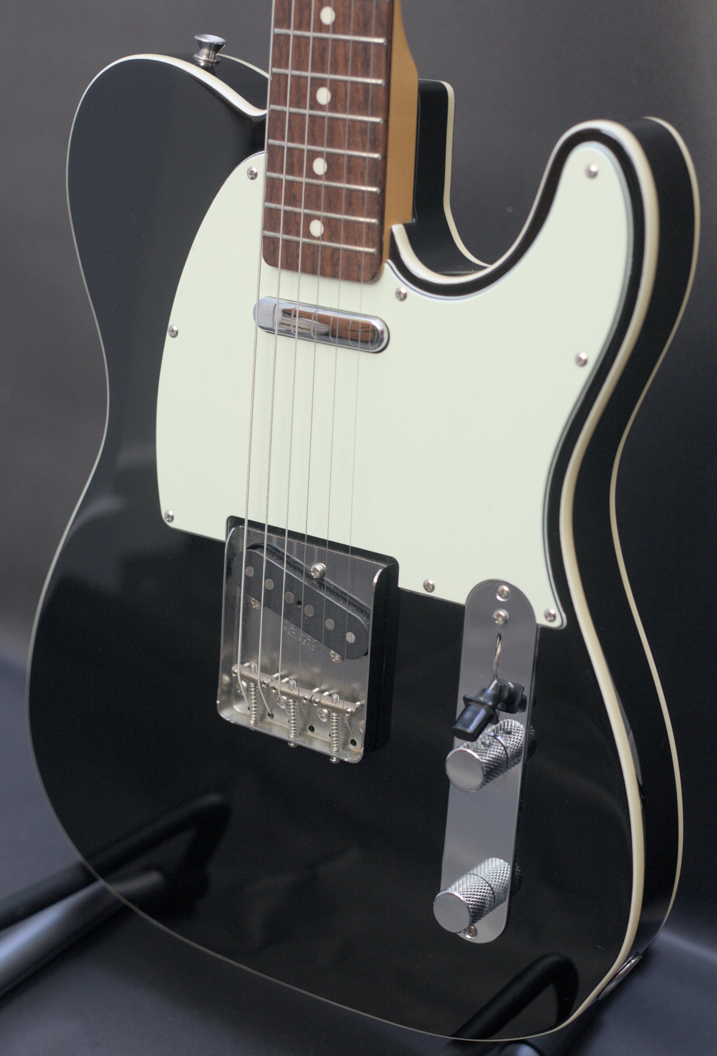 Fender TL-62B Telecaster Custom Fully Bound  MIJ 2013 - Piano Black w/ hard case