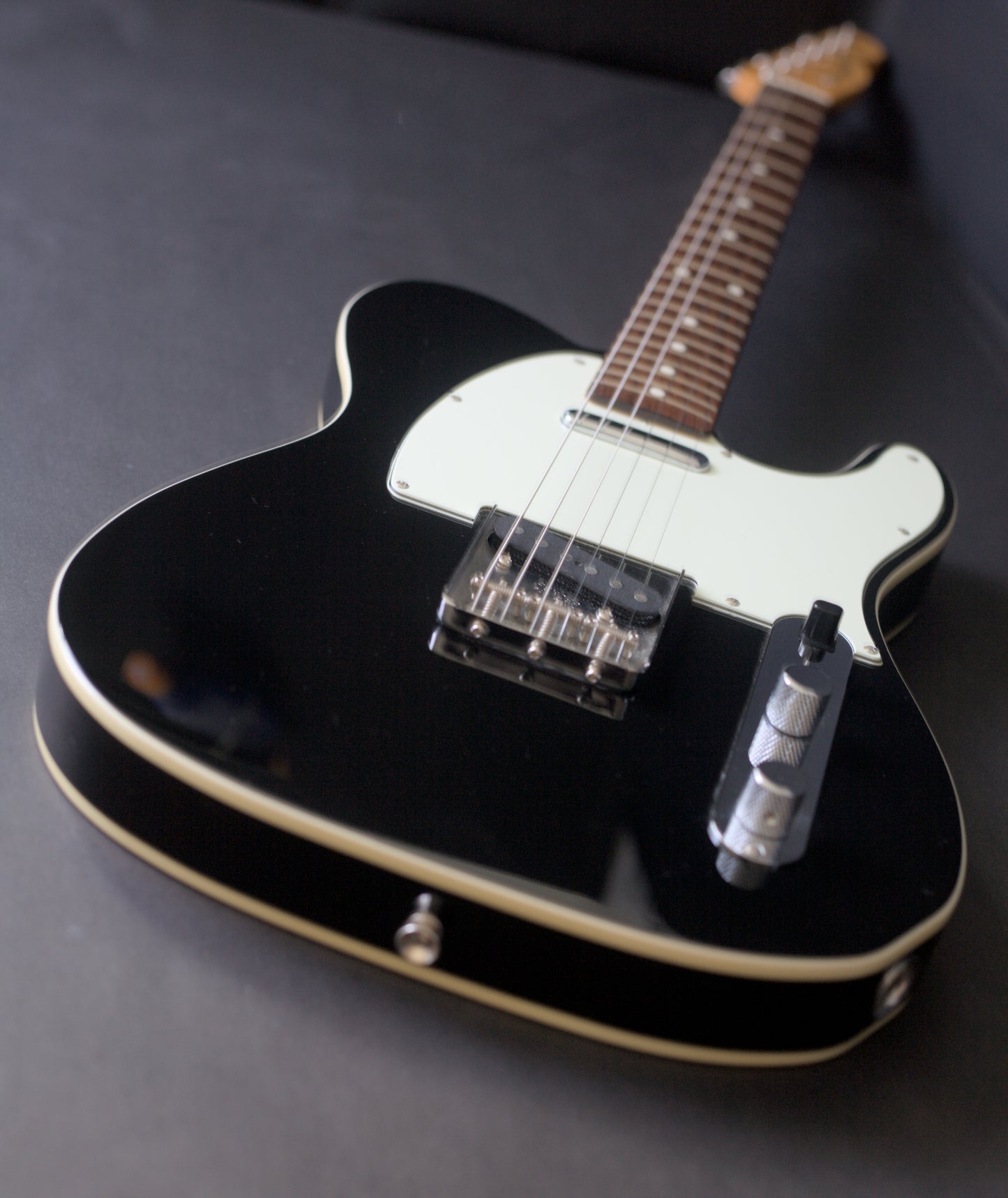 Fender TL-62B Telecaster Custom Fully Bound  MIJ 2013 - Piano Black w/ hard case