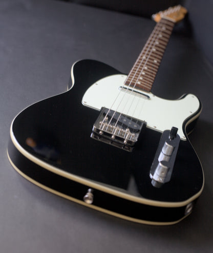Fender TL-62B Telecaster Custom Fully Bound  MIJ 2013 - Piano Black w/ hard case