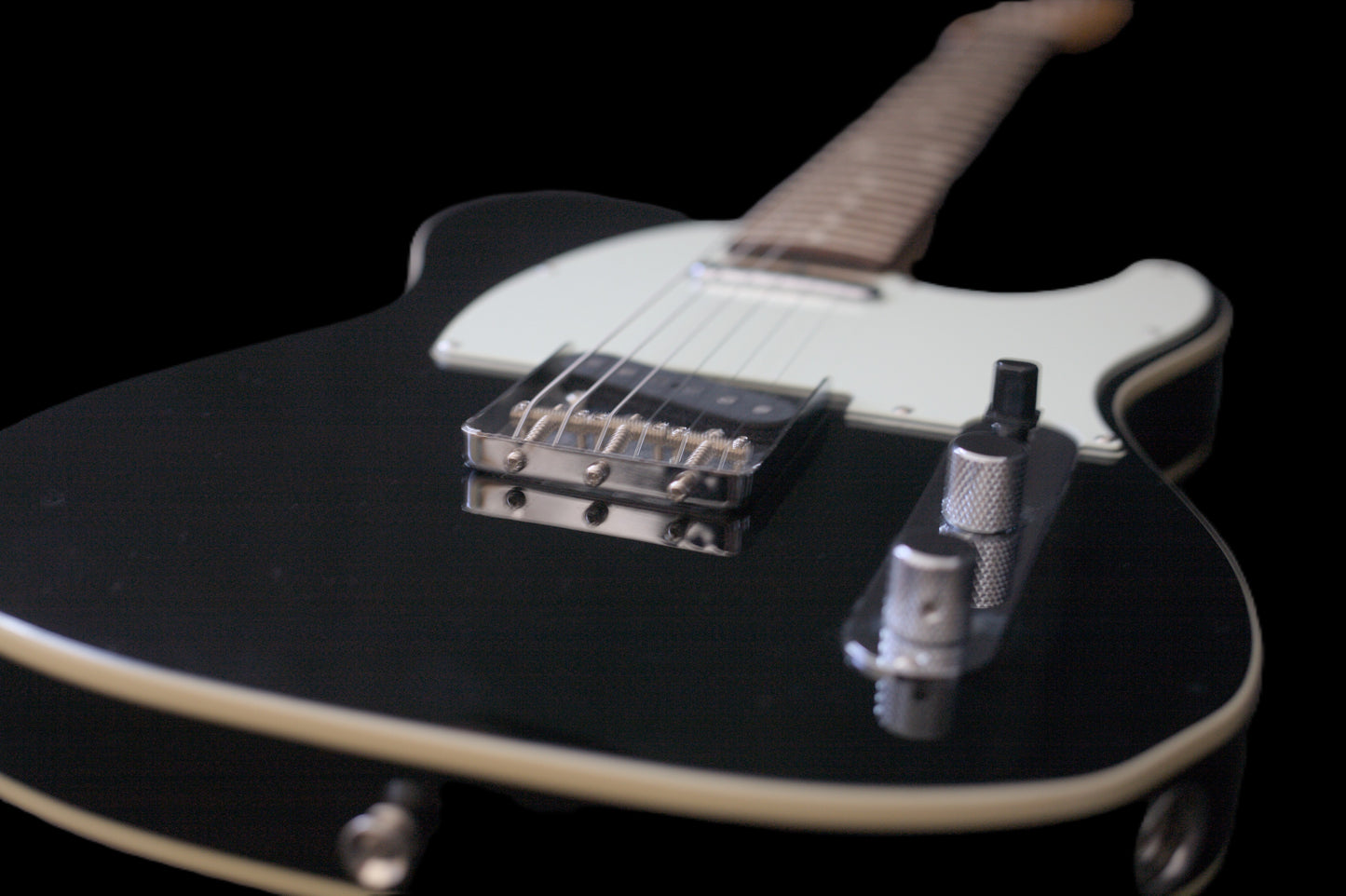 Fender TL-62B Telecaster Custom Fully Bound  MIJ 2013 - Piano Black w/ hard case