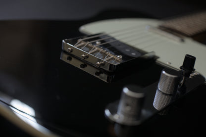 Fender TL-62B Telecaster Custom Fully Bound  MIJ 2013 - Piano Black w/ hard case