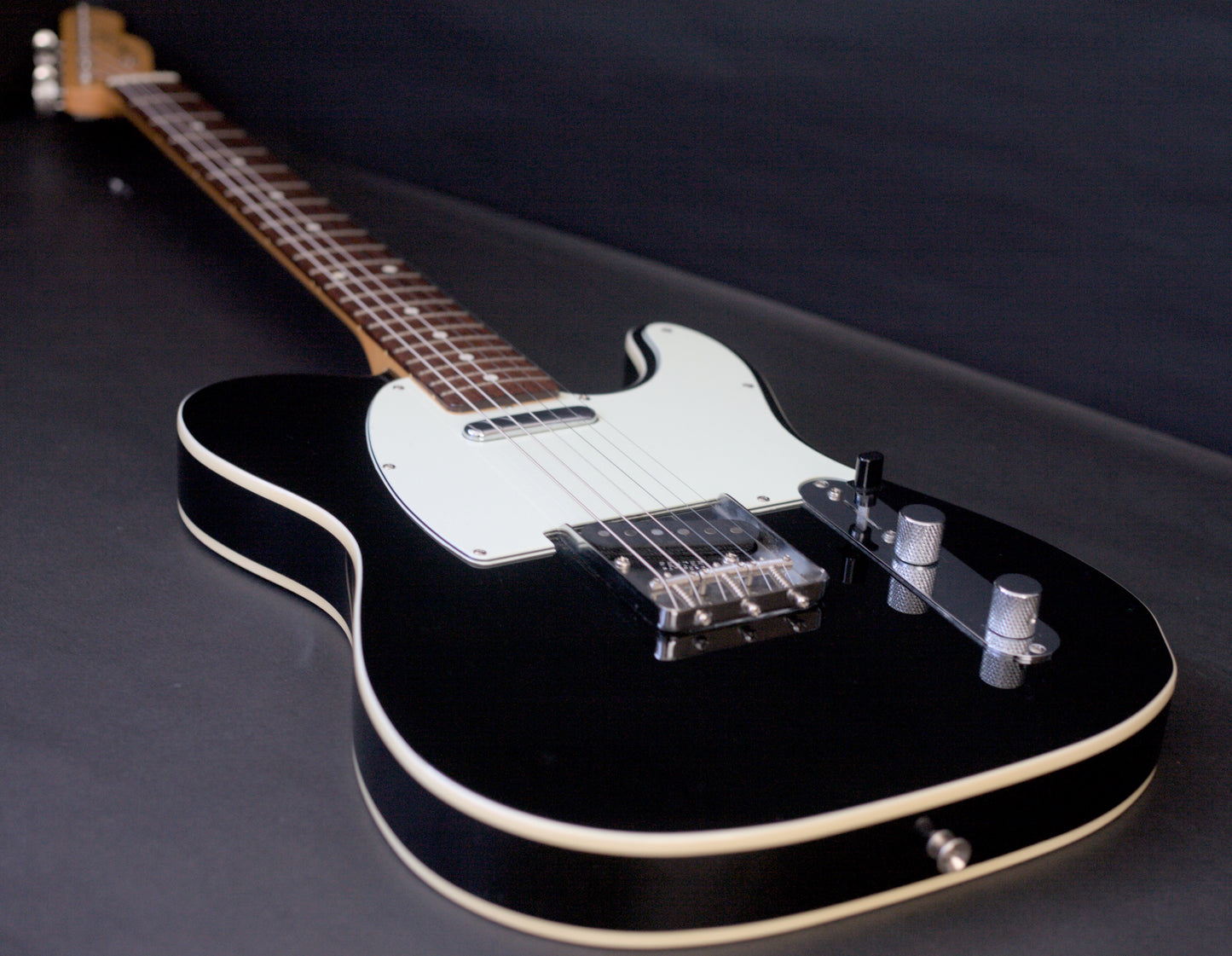 Fender TL-62B Telecaster Custom Fully Bound  MIJ 2013 - Piano Black w/ hard case