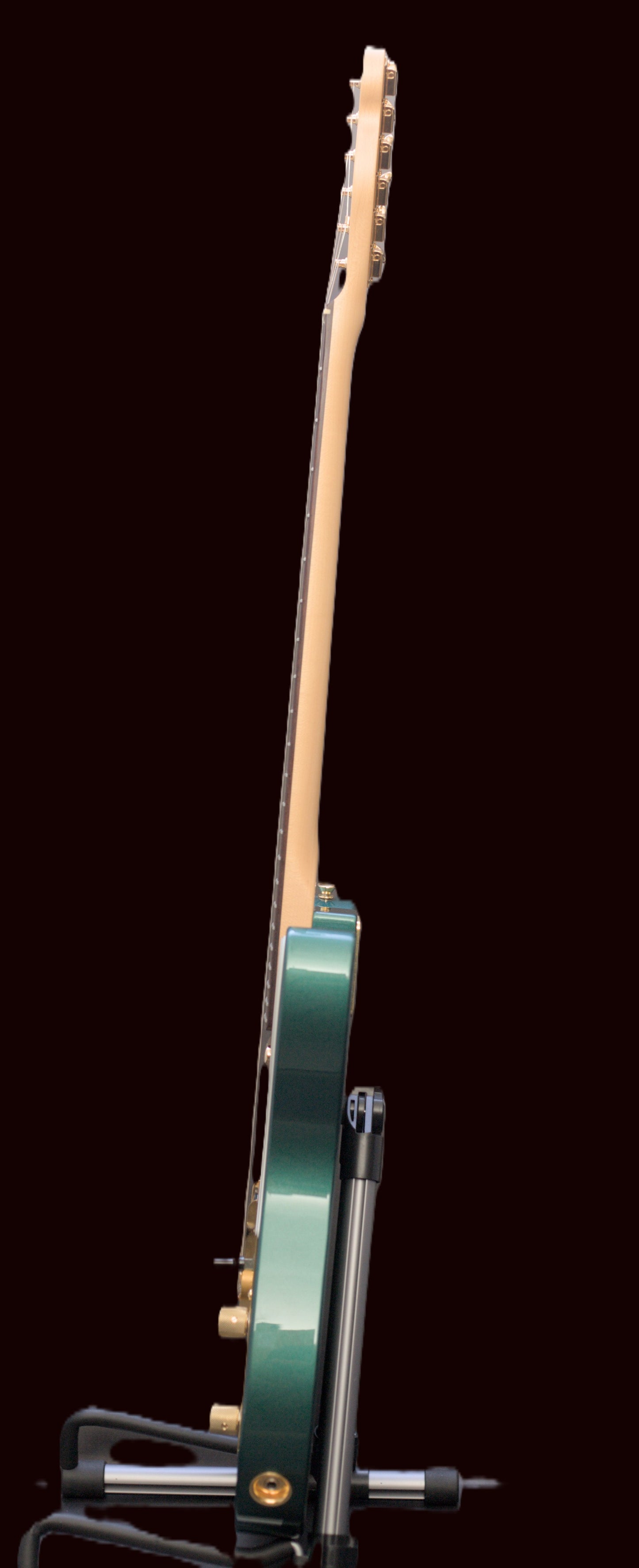 Fender MIJ FSR Collection Hybrid II Telecaster Japan 2024 - Sherwood Green Metallic Gold